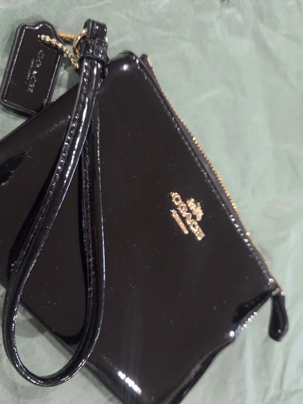 Coach sleek black